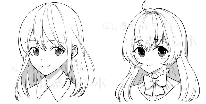 「キャラ顔の描き方」01